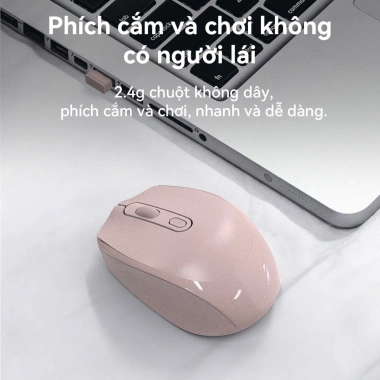 Chuột Không Dây 2.4G Macaron - Nhỏ Gọn, Độ Chính Xác Cao, Giá Chỉ 95.000₫