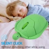 Chuột không dây 2.4GHz 1.600DPI hình rùa dễ thương, không tiếng ồn, pin lâu, khuyến mãi 5