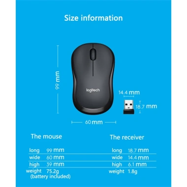 Chuột không dây 2.4GHz im lặng USB cho laptop, PC – Lý tưởng doanh nhân gia đình, 58.300₫ 7