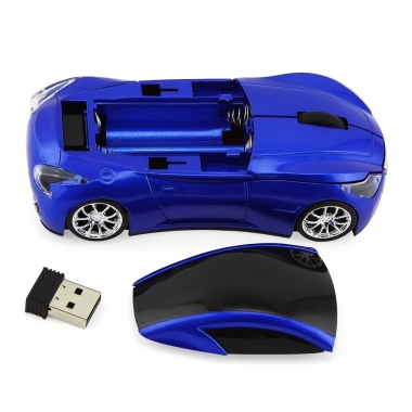 Chuột không dây 3D hình xe hơi 2.4GHz USB chơi game máy tính, giá chỉ 143.000đ
