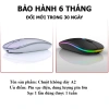Chuột không dây A2 LED, không tiếng ồn, bền, tầm 10m – 2 phiên bản thường & Bluetooth, chỉ 88.000₫ 2