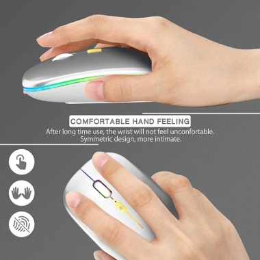 Chuột Không Dây A2 Pin Sạc Click Im Lặng Đèn LED Khoảng Cách 10-20m Giá 48.902 VND 5 Chuột Không Dây A2 Pin Sạc Click Im Lặng Đèn LED Khoảng Cách 10-20m Giá 48.902 VND 5