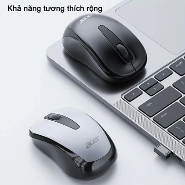 Chuột Không Dây Acer 2.4GHz Click Êm Không Ồn, Nhạy, Mỏng Nhẹ, Dùng Cho Laptop MAC – 89.000₫ 7
