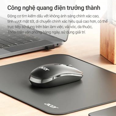 Chuột không dây Acer M153 4g DPI động 3 chiều - Giá chỉ 119.000₫, giảm mạnh 7