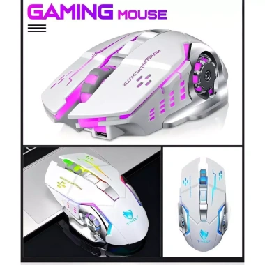 Chuột không dây Bluetooth 2 trong 1 2.4GHz - Chế độ im lặng, DPI 3 cấp, phù hợp game - Giá chỉ 214.500₫ 7