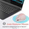 Chuột không dây Bluetooth 2.4G Hamster Design phát sáng – Văn phòng và game, chỉ 165k 3