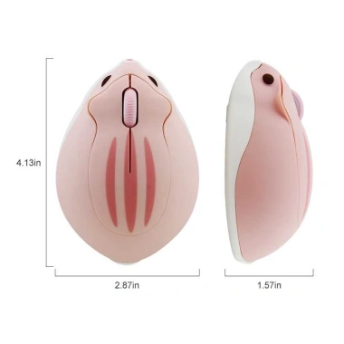 Chuột không dây Bluetooth 2.4G Hamster Design phát sáng – Văn phòng và game, chỉ 165k 8