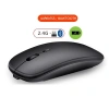 Chuột không dây Bluetooth + 2.4G, thiết kế Apple Slim, pin sạc, hỗ trợ 2 thiết bị - 129k 2