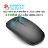 Chuột không dây Bluetooth + 2.4G, thiết kế Apple Slim, pin sạc, hỗ trợ 2 thiết bị - 129k 6