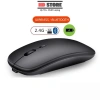 Chuột không dây Bluetooth + 2.4G, thiết kế Apple Slim, pin sạc, hỗ trợ 2 thiết bị - 129k 10