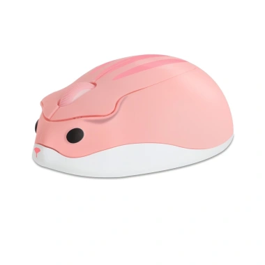 Chuột không dây Bluetooth 2.4GHz Pin sạc Pink - Chống ồn, siêu hoạt hình gaming PC Laptop iPad - 110k