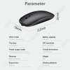 Chuột không dây Bluetooth 2.4GHz Quang học, sạc lại, siêu mỏng, im lặng cho laptop và tablet - Giá chỉ 73.700₫ 6