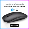 Chuột không dây Bluetooth 2.4GHz tự sạc pin cao cấp 2 trong 1, chống ồn, dùng cho ĐT, Laptop, MacBook – Giá 99.900₫