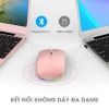 Chuột không dây Bluetooth 2.4GHz tự sạc pin cao cấp 2 trong 1, chống ồn, dùng cho ĐT, Laptop, MacBook – Giá 99.900₫ 4