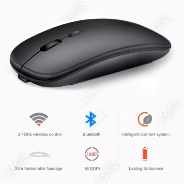Chuột không dây Bluetooth 5.0 2.4GHz, sạc lại USB‑C – dùng cho PC, laptop, điện thoại, chỉ 75.900₫ 3 Chuột không dây Bluetooth 5.0 2.4GHz, sạc lại USB‑C – dùng cho PC, laptop, điện thoại, chỉ 75.900₫ 3