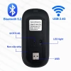 Chuột không dây Bluetooth 5.0 2.4GHz, sạc lại USB‑C – dùng cho PC, laptop, điện thoại, chỉ 75.900₫ 6