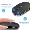 Chuột không dây Bluetooth A2 Pin sạc click không tiếng ồn tầm 10‑20m giá 44.120₫ 6