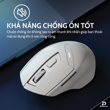 Chuột Không Dây Bluetooth DIBESMART Inphic DR6 – Pin sạc, 3 chế độ kết nối, giảm giá 175k 5