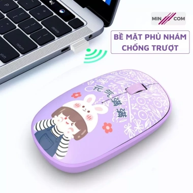 Chuột Không Dây Bluetooth DPI 1.200 Nhỏ Gọn Siêu Xinh Giá 59k Cho Laptop và TV