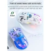 Chuột Không Dây Bluetooth Free Wolf A2 LED RGB 2 Mode Chip 3.212 Siêu Mượt 329k 4