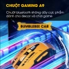 Chuột không dây Bluetooth INPHIC A9 6 nút tắt âm LED pin Gundam công thái học - 165k
