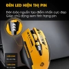 Chuột không dây Bluetooth INPHIC A9 6 nút tắt âm LED pin Gundam công thái học - 165k 4