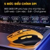 Chuột không dây Bluetooth INPHIC A9 6 nút tắt âm LED pin Gundam công thái học - 165k 5