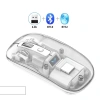 Chuột không dây Bluetooth LED, phím tắt giảm tiếng ồn, pin sạc 20 ngày – chỉ 179.000₫ 10