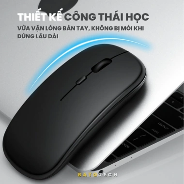 Chuột không dây Bluetooth M80 BATOTECH - 2 chế độ Bluetooth/Wireless, pin sạc 2 tháng, không ồn, giá 189k 5