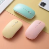 Chuột không dây Bluetooth mini MMULCK xanh lá, siêu mỏng, không tiếng ồn – phụ kiện laptop, giảm còn 84.810₫ 2