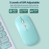 Chuột không dây Bluetooth mini MMULCK xanh lá, siêu mỏng, không tiếng ồn – phụ kiện laptop, giảm còn 84.810₫ 4