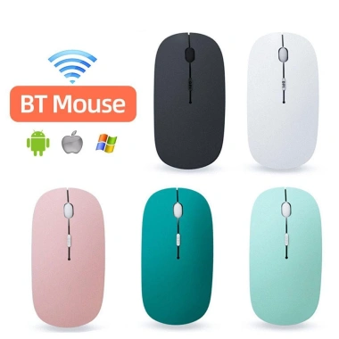 Chuột không dây Bluetooth mini MMULCK xanh lá, siêu mỏng, không tiếng ồn – phụ kiện laptop, giảm còn 84.810₫