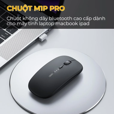 Chuột không dây Bluetooth SIDOTECH INPHIC M1PRO Pin sạc Chống ồn LED - 149k 2