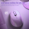 Chuột không dây Bluetooth SIDOTECH INPHIC M8 Silent chống ồn sạc pin màu tím cute laptop giá 219k giảm từ 269k 6