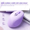 Chuột không dây Bluetooth SIDOTECH INPHIC M8 Silent chống ồn sạc pin màu tím cute laptop giá 219k giảm từ 269k 8