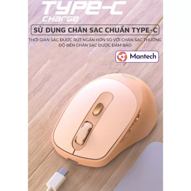 Chuột Không Dây Bluetooth X7 - 2 Mode, Pin Sạc, Tương Thích Laptop & Máy Tính Bảng, Dùng Văn Phòng, Giá 209.000₫ 4