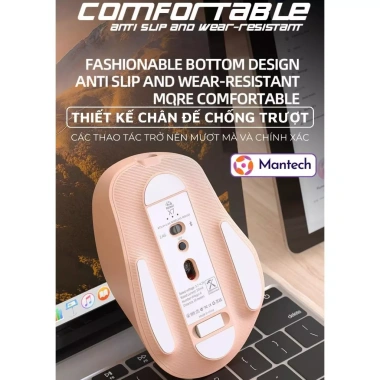 Chuột Không Dây Bluetooth X7 - 2 Mode, Pin Sạc, Tương Thích Laptop & Máy Tính Bảng, Dùng Văn Phòng, Giá 209.000₫ 6