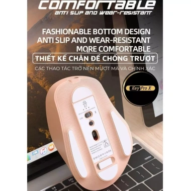 Chuột Không Dây Bluetooth X7 Pin Sạc 2 Chế Độ, Tương Thích Máy Tính, Giá 129.000₫