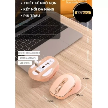Chuột Không Dây Bluetooth X7 Pin Sạc 2 Chế Độ, Tương Thích Máy Tính, Giá 129.000₫ 4 Chuột Không Dây Bluetooth X7 Pin Sạc 2 Chế Độ, Tương Thích Máy Tính, Giá 129.000₫ 4