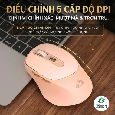 Chuột Không Dây Bluetooth X7/A3 Pin Sạc 2 chế độ PC Laptop giá 197.676₫ 8