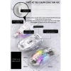 Chuột không dây Bluetooth Ziyou X2 PRO VIP Mouse trong suốt LED RGB, pin sạc cho PC và Laptop - giá ưu đãi 358.999₫ 3