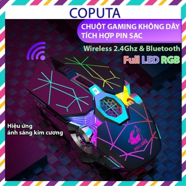Chuột không dây Coputa Gaming A7 Full LED RGB - Giá 189.000đ Giảm 20%