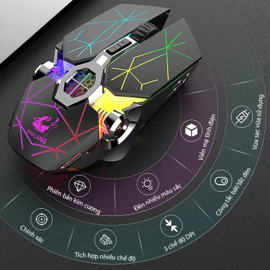Chuột không dây Coputa Gaming A7 Full LED RGB - Giá 189.000đ Giảm 20%