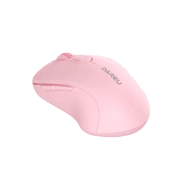 Chuột Không Dây DARE-U LM115G Màu Hồng Êm Yên Tĩnh DPI Chỉnh Nhanh Tặng Pin 189k 4