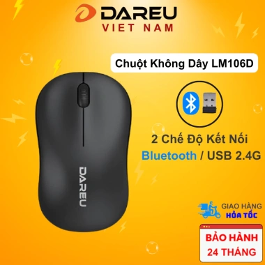 Chuột không dây Dareu LM106G - Nhiều màu, bảo hành 24 tháng, giá chỉ 99.000₫ 10