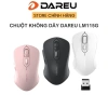 Chuột không dây Dareu LM115G Pink Black White - Thiết kế gọn nhẹ, pin lâu, chỉ 119.561 VND