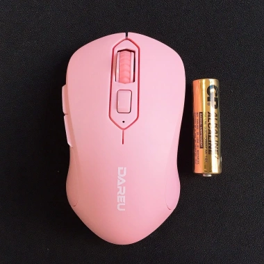Chuột không dây Dareu LM115G Pink Black White - Thiết kế gọn nhẹ, pin lâu, chỉ 119.561 VND 9 Chuột không dây Dareu LM115G Pink Black White - Thiết kế gọn nhẹ, pin lâu, chỉ 119.561 VND 9