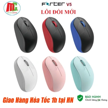 Chuột không dây Forter V5 - 6 màu, giá 78.000đ, hàng chính hãng, BH 2 năm 2 Chuột không dây Forter V5 - 6 màu, giá 78.000đ, hàng chính hãng, BH 2 năm 2