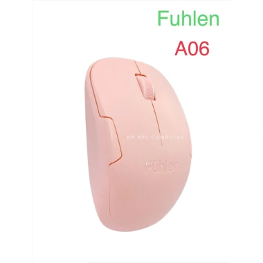 Chuột Không Dây FUHLEN A06 Pink Màu Hồng - Chính Hãng Ninza, BH 24 Tháng, Giá 165.000 VND