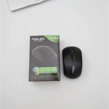 Chuột không dây Fuhlen A06G DPI 1.000 USB 2.4GHz, nội địa, 143k, bảo hành 12 tháng, tặng pin